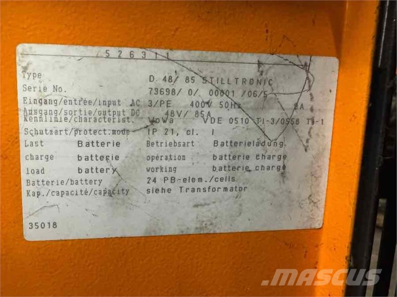 Still BATTERY CHARGER D48 C 85 A Maszyny budowlane - Inne