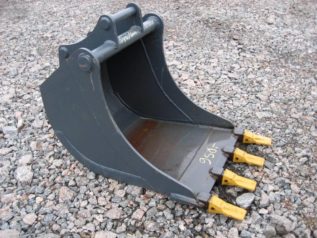  Kuokkakauha 650mm kynsillä Kärsä S40 3-6tn koneet Buckets