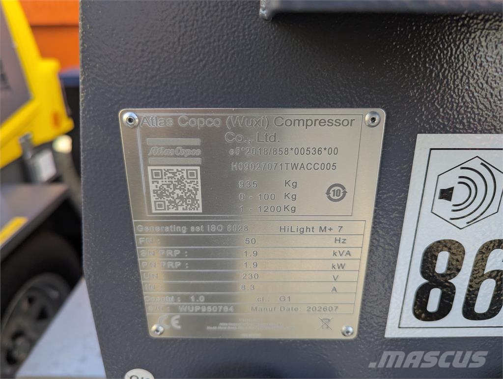 Atlas Copco HiLight M+7 Rasvetni stubovi