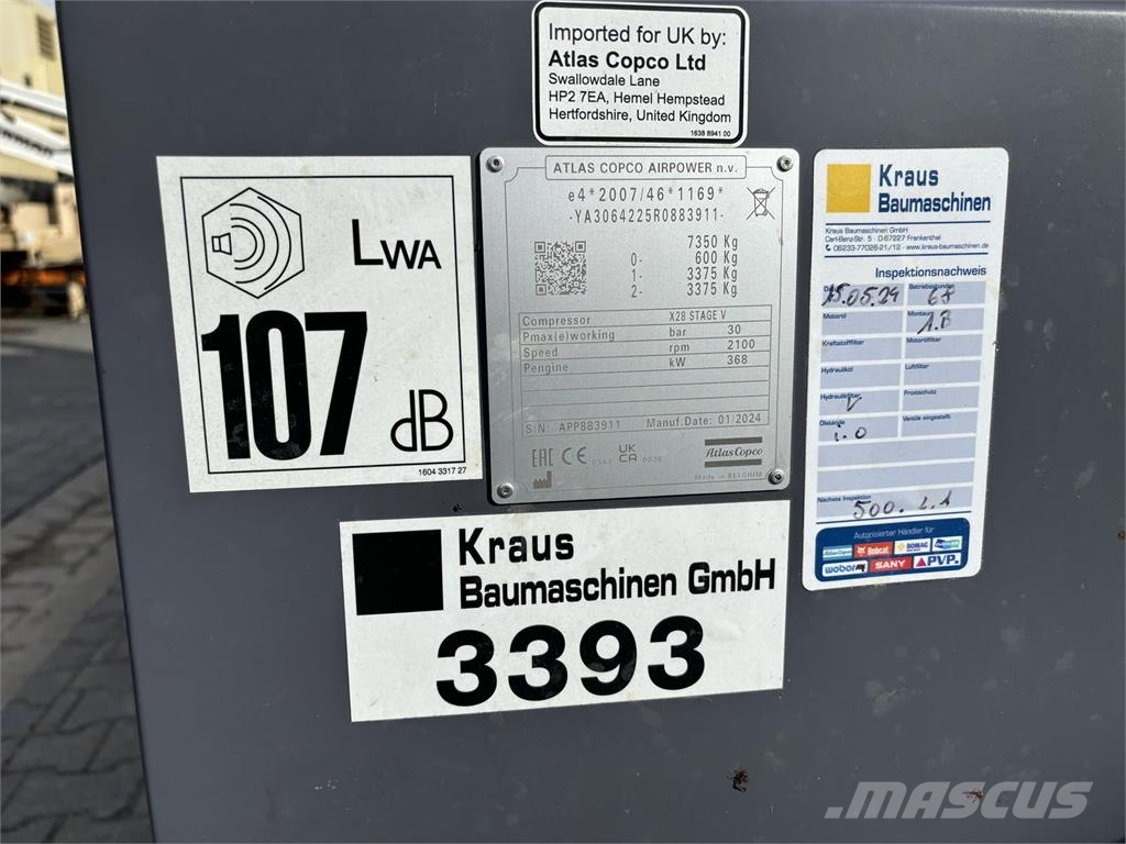 Atlas Copco X28 Kompresoriai