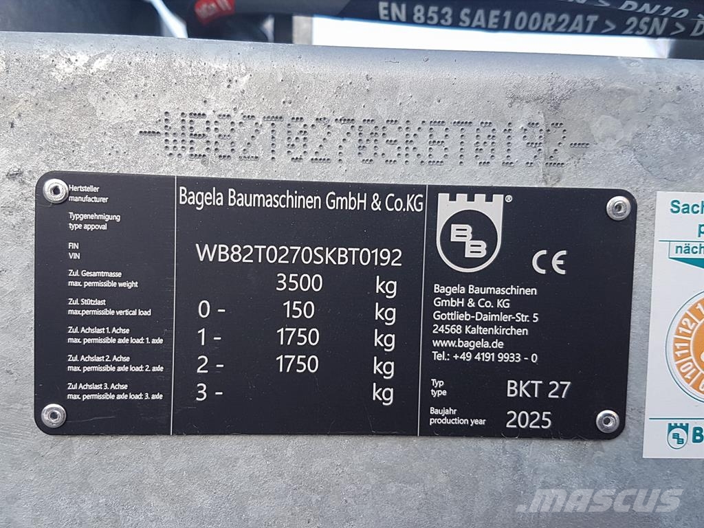 Bagela Kabeltrommelwagen BKT 27 Muut koneet