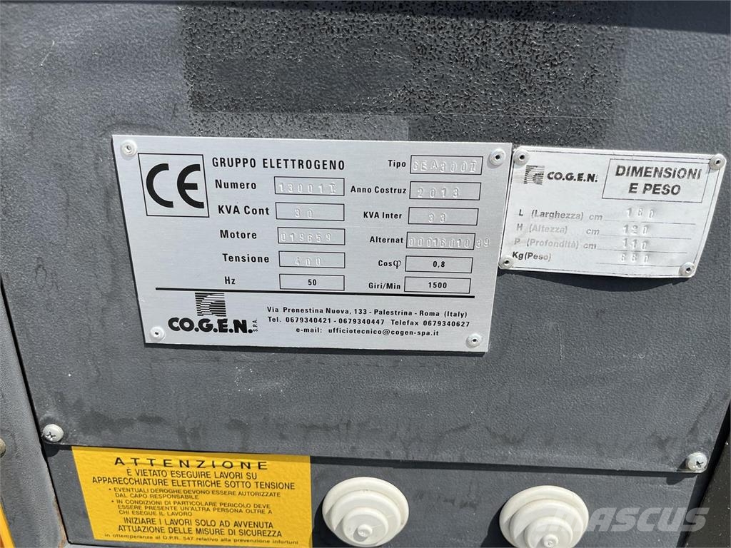 CO.G.E.N. GEA 300 I Autres générateurs