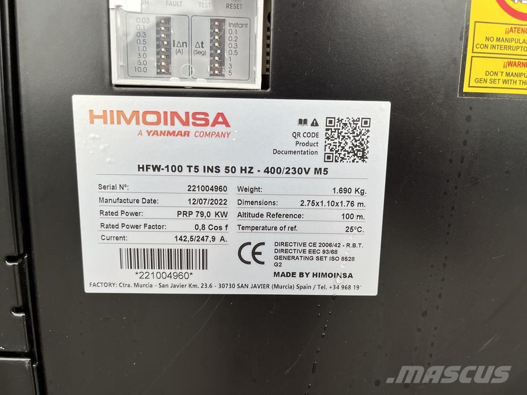 Himoinsa HFW-100 T5 Ostali generatori