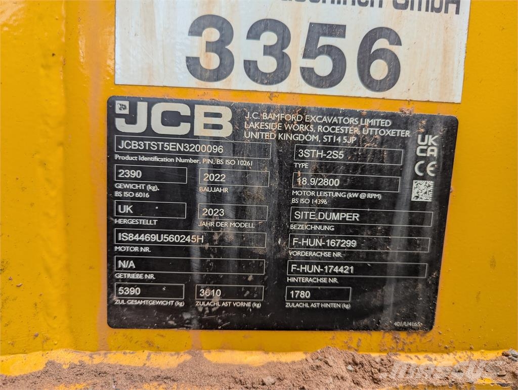 JCB 3STH-2S5 Міні самоскиди