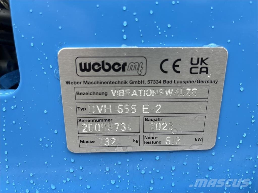 Weber DVH 655 E-2 Çift tamburlu silindirler