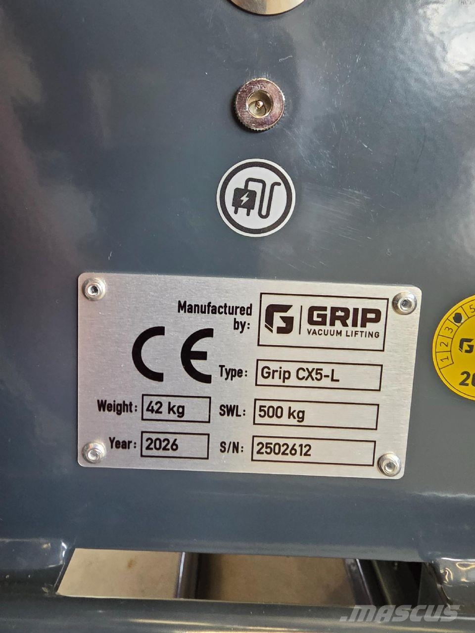  Grip Lifting Equipment Glass-Maxx CX5-L inkl. Remo معدات المواد - غير ذلك