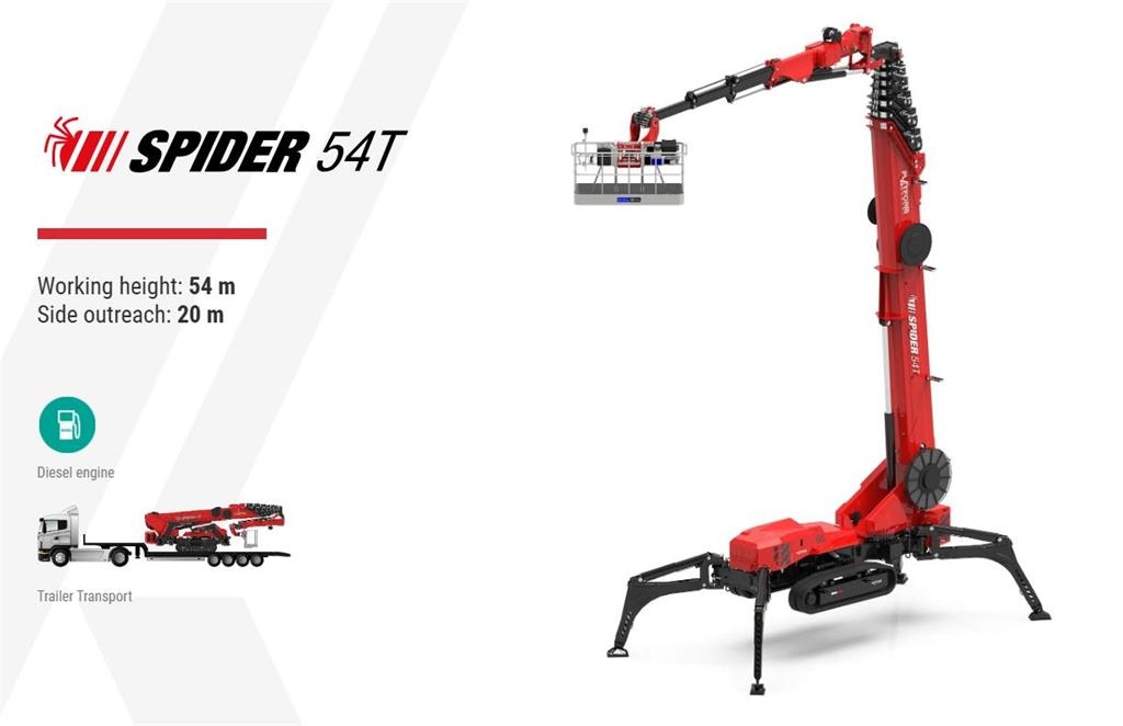 Platform Basket Spider54T رافعات ومنصات أخرى