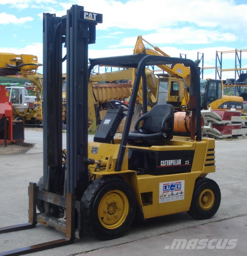 CAT GP25-2 Περονοφόρα ανυψωτικά κλαρκ με φυσικό αέριο LPG
