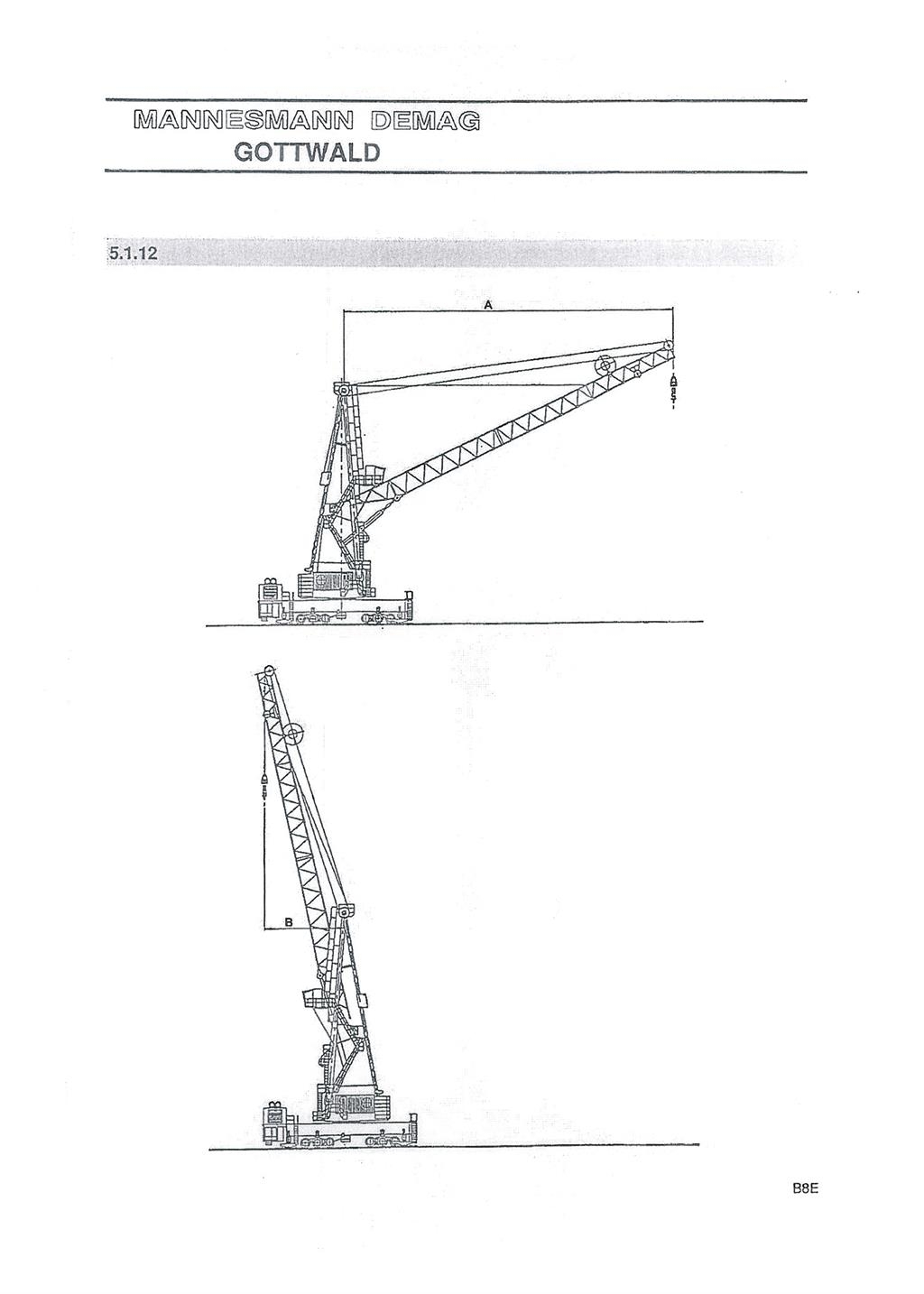 Gottwald HMK 280 E Bygge- og tårnkraner