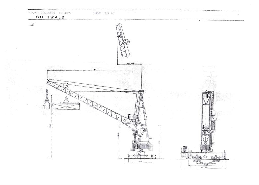 Gottwald HMK 280 E Bygge- og tårnkraner