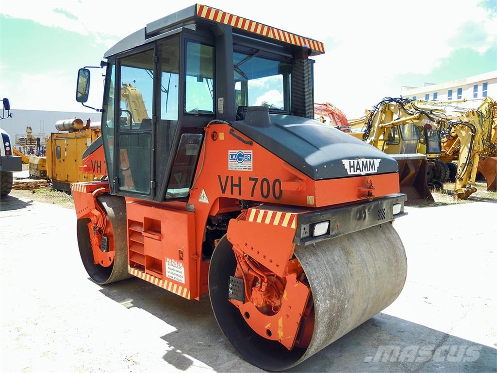 Hamm VH700 A Rolos compactadores de tambor duplo