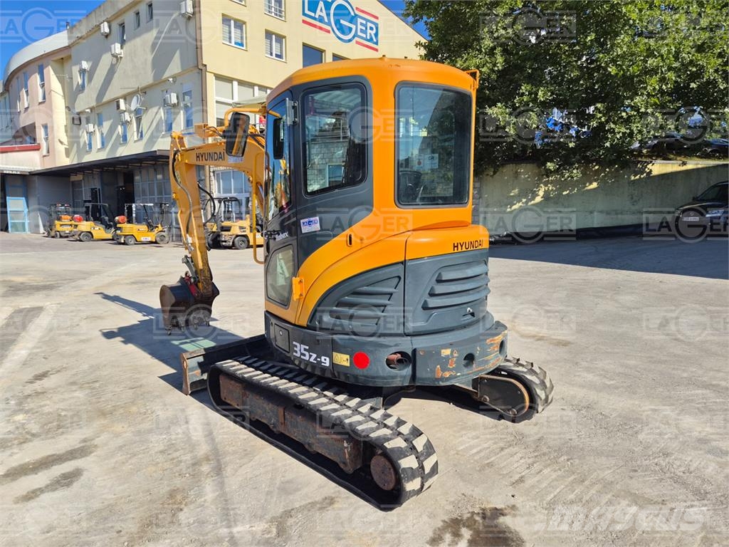 Hyundai 35Z-9 Miniescavadeiras < 7t (Mini escavadeiras)