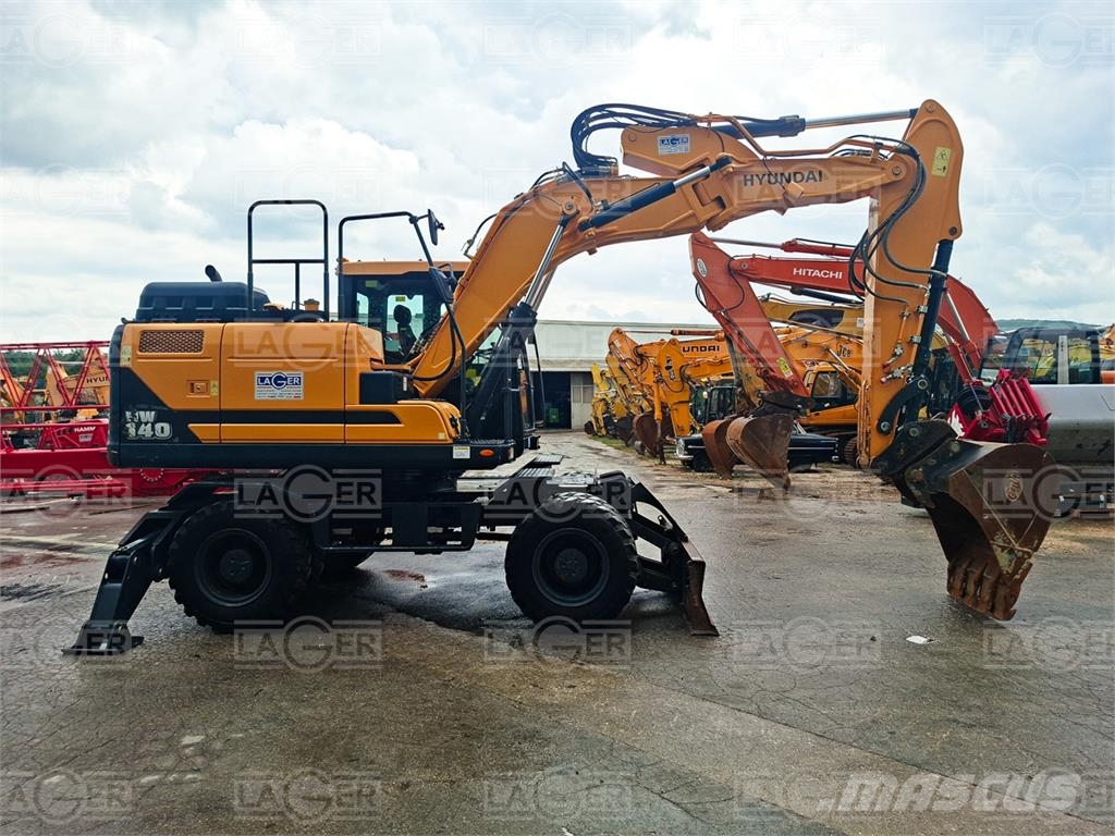 Hyundai HW140 Excavadoras de ruedas