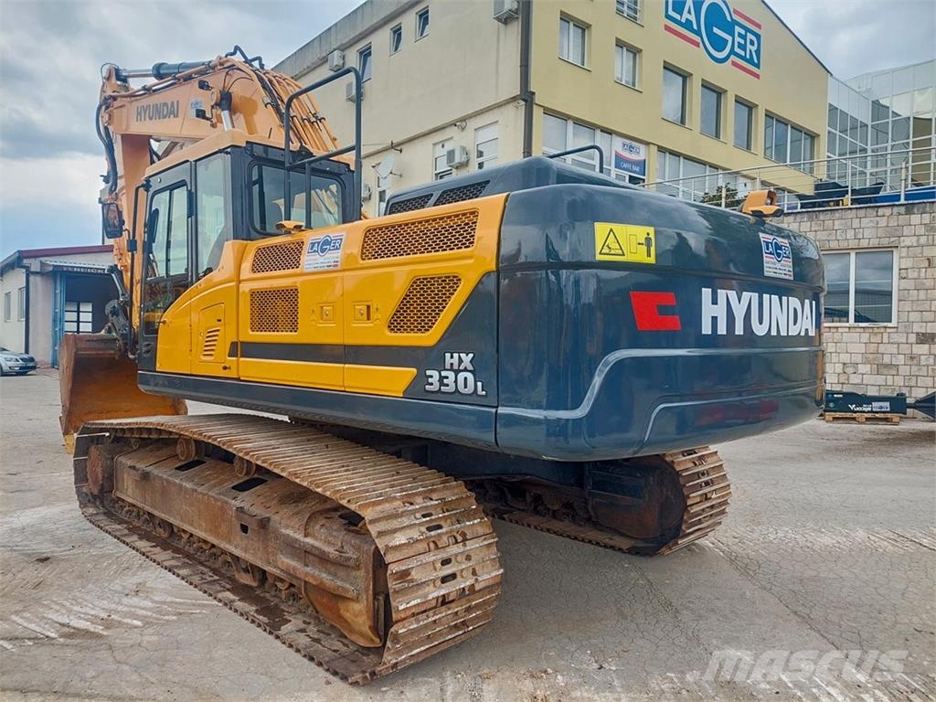 Hyundai HX330L Bageri guseničari