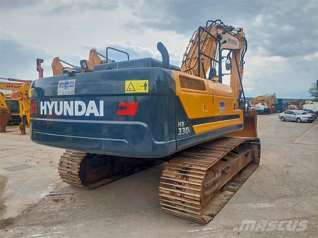 Hyundai HX330L Bageri guseničari