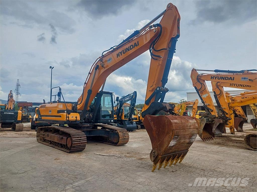 Hyundai HX330L Bageri guseničari