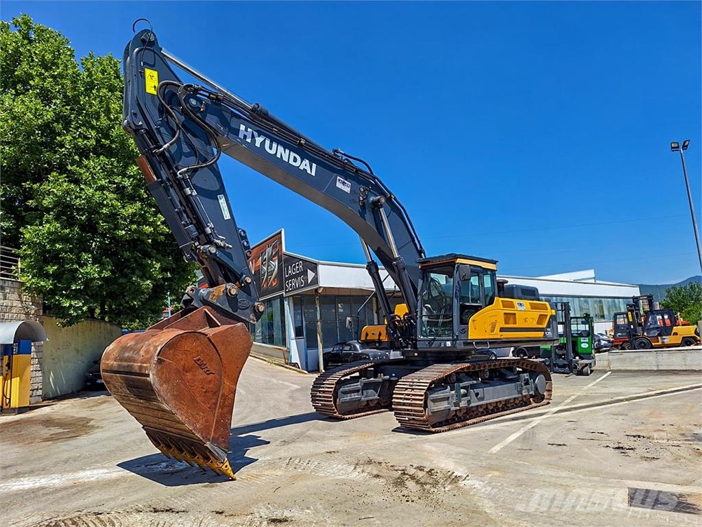 Hyundai HX520L Bageri guseničari