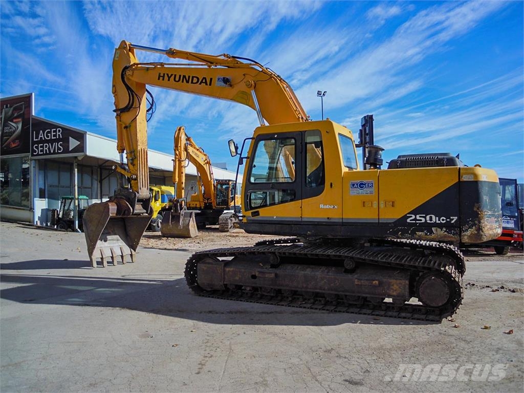 Hyundai R250LC-7 Excavadoras sobre orugas