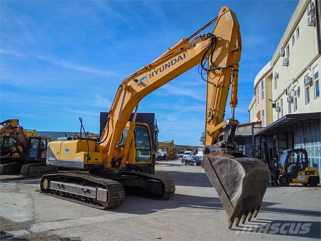 Hyundai R250LC-7 Excavadoras sobre orugas