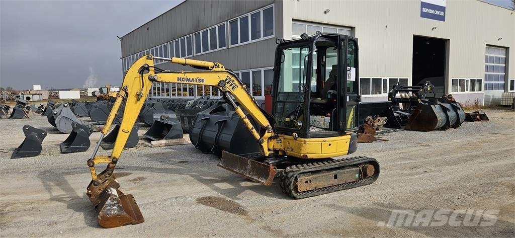 Komatsu PC26MR-3 Mini ekskavatörler, 7 tona dek