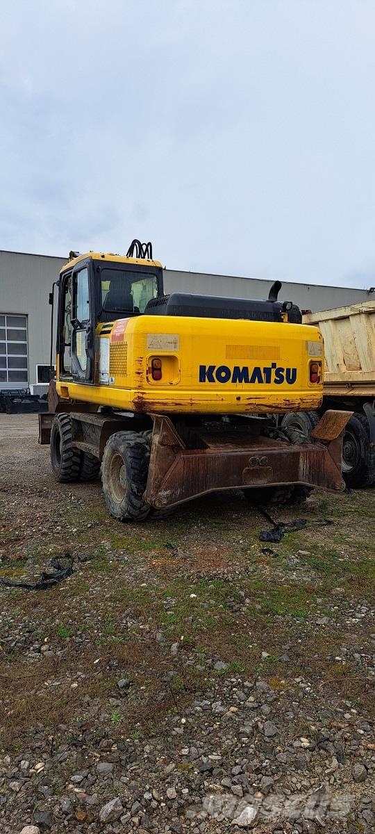 Komatsu PW160-7EO حفارات بعجل