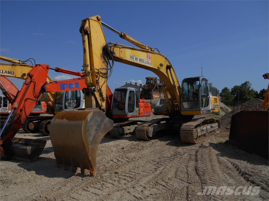 New Holland E 305EL حفارات زحافة