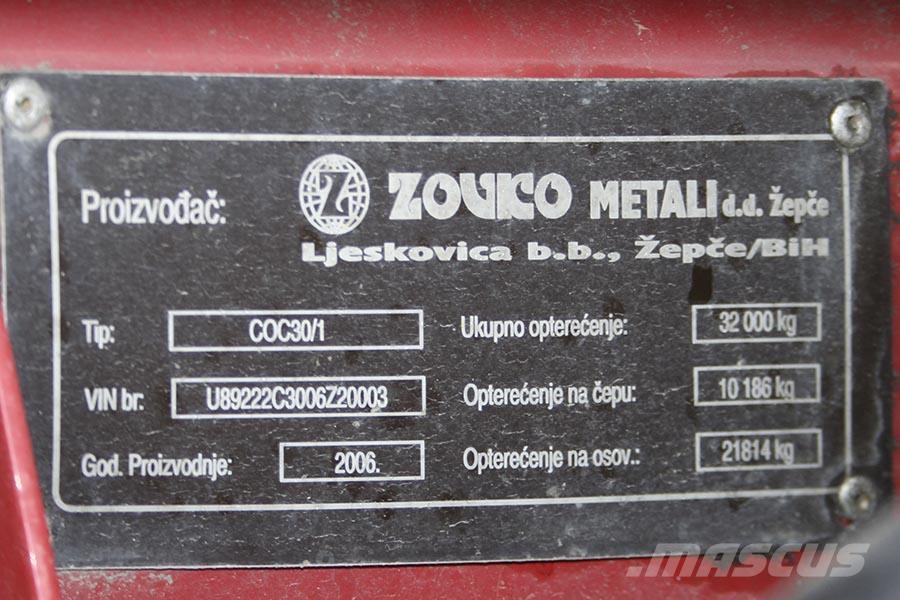  ZOVKO METALI COC 30/1 Vesisäiliöautot
