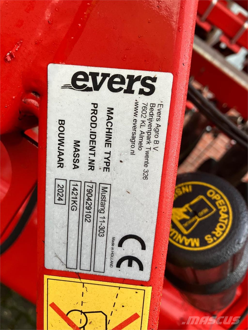 Horsch Partner 1600 FT Fronttank Incl. Tagetes Roerwerk Alte masini si accesorii de cultivat