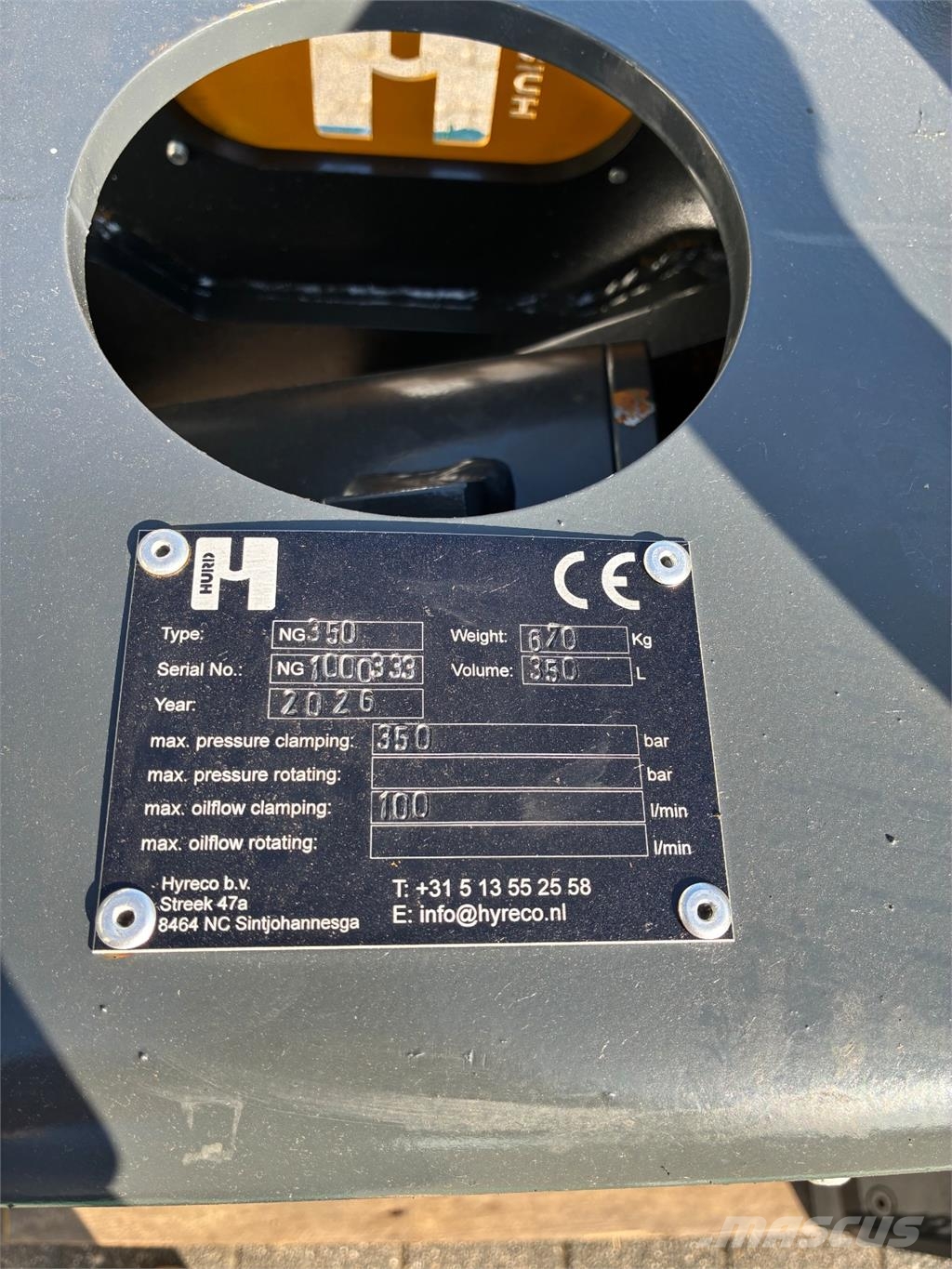 Hurd SSG350ZD Sorteergrijper CW30 (NIEUW) Sonstige Landmaschinen