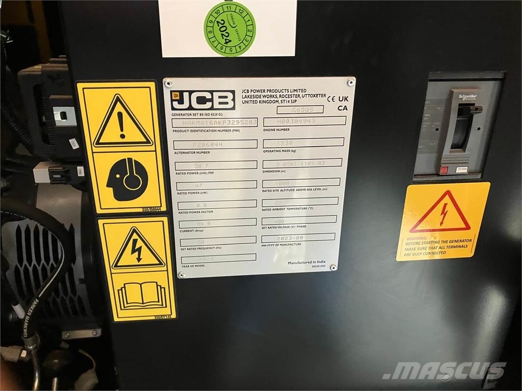 JCB G65QS Aggregaat Diesel Generator (NIEUW) Other fertilizing machines and accessories