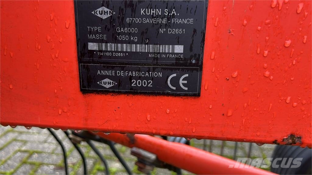 Kuhn GA6000 Hark Žemės ūkis - Kita