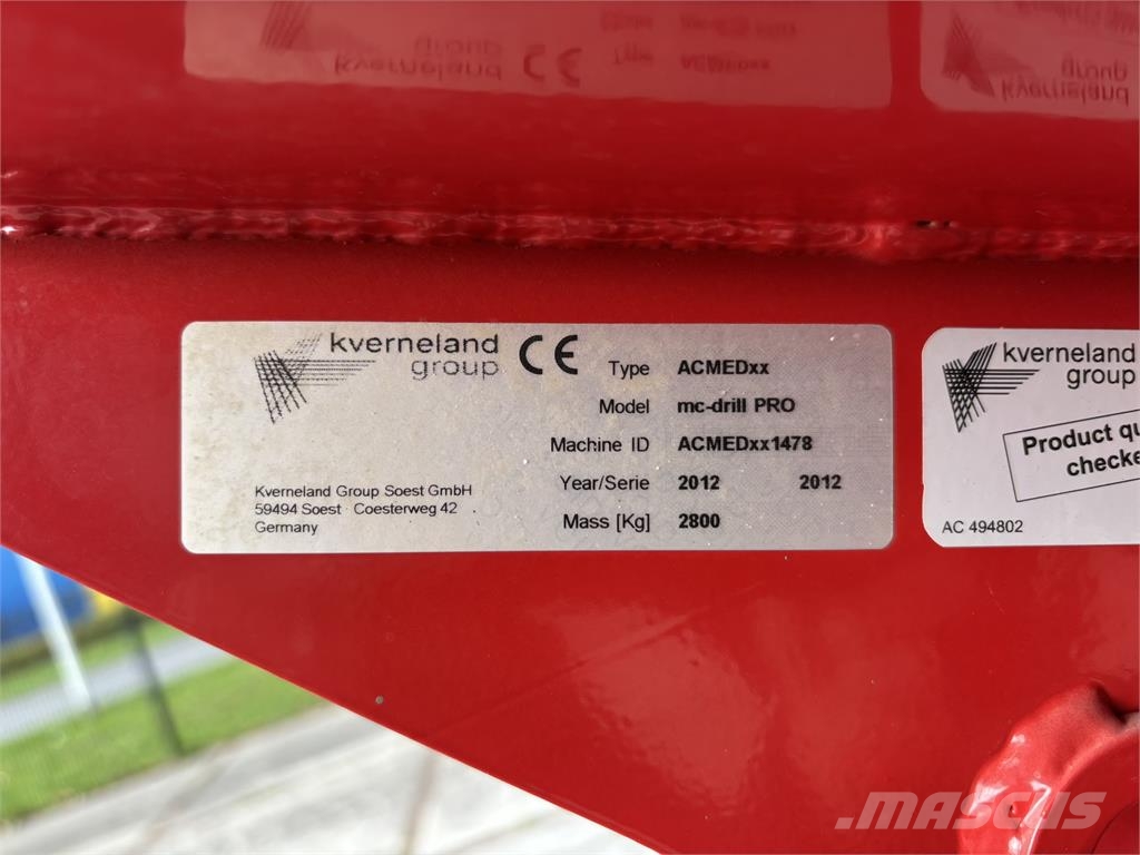 Kverneland Zaaicombinatie 3M Cita augsnes apstrādes tehnika un papildaprīkojums