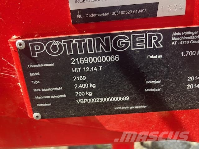 Pöttinger HIT 12.14T ماكينات زراعية - غير ذلك
