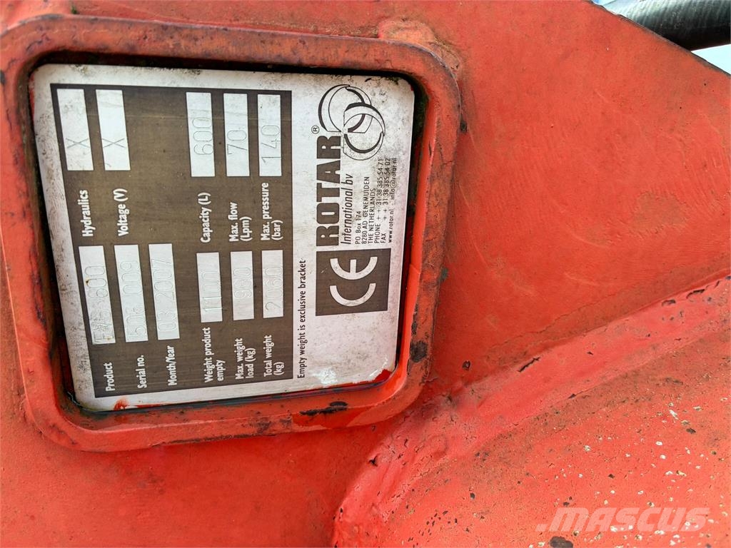 Rotar Zeefbak EVB600 Сільгосптехніка - Інші