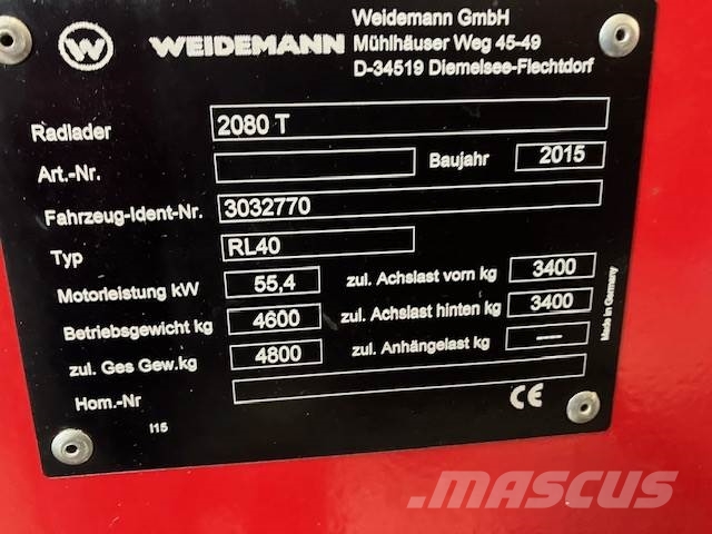 Weidemann 2080T Industrie Shovel 农业机械-其他