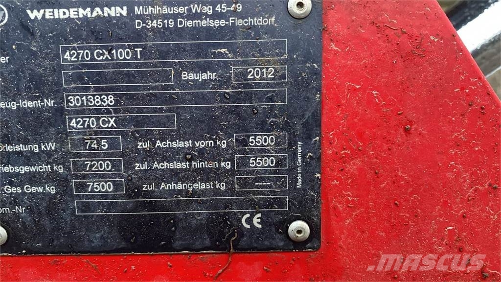 Weidemann 4270 CX100 T Shovel Άλλα γεωργικά μηχανήματα