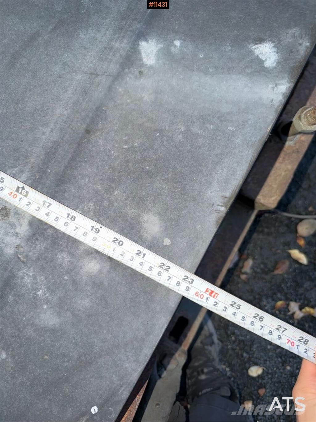  2x Transportbånd 11 og 12 meter Andre komponenter