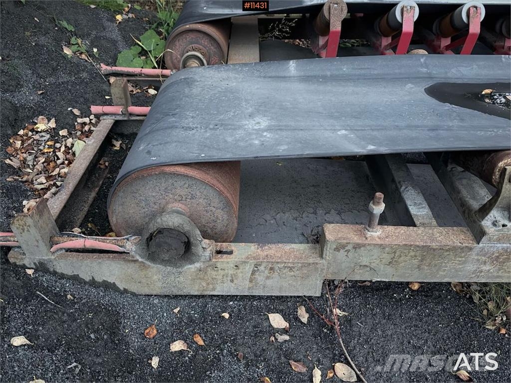  2x Transportbånd 11 og 12 meter Andre komponenter