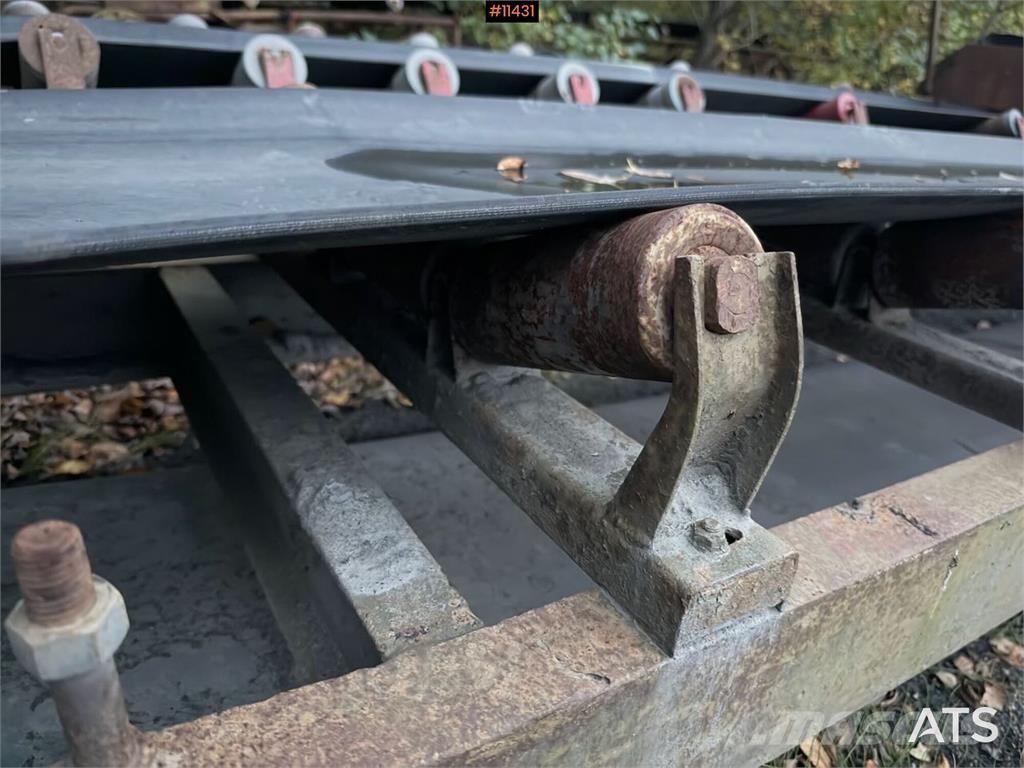  2x Transportbånd 11 og 12 meter Andre komponenter