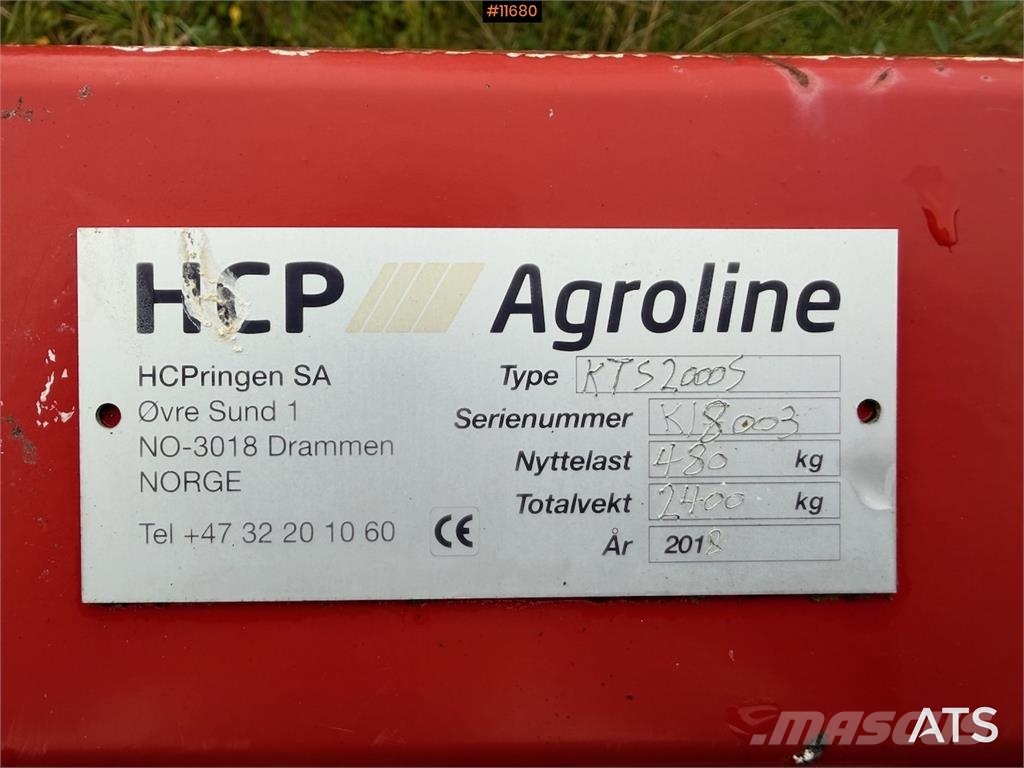 Agroline KTS2000 Strøskuff Snežne deske in plugi