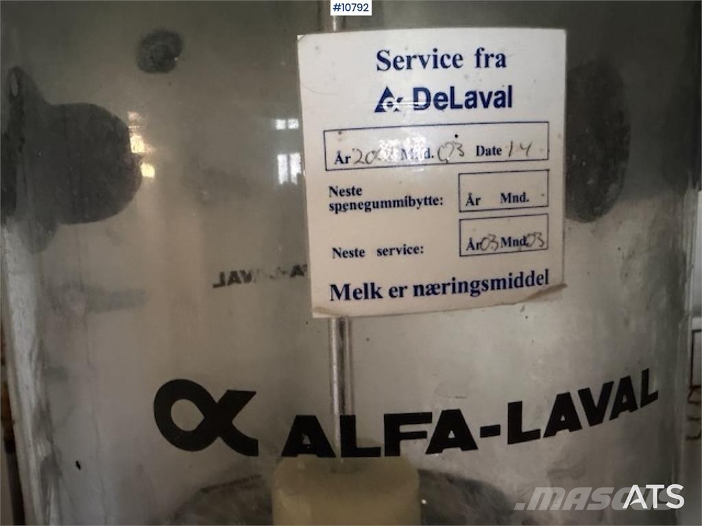 Alfa Laval Melkeanlegg Annet tilbehør