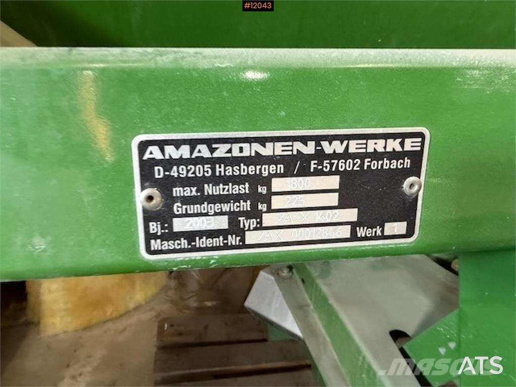 Amazone ZA-X 1402 Sējmašīnas