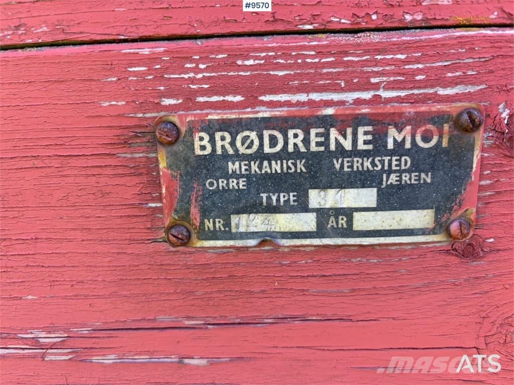  Brødrene Moi 34 Carros de trasladar grano