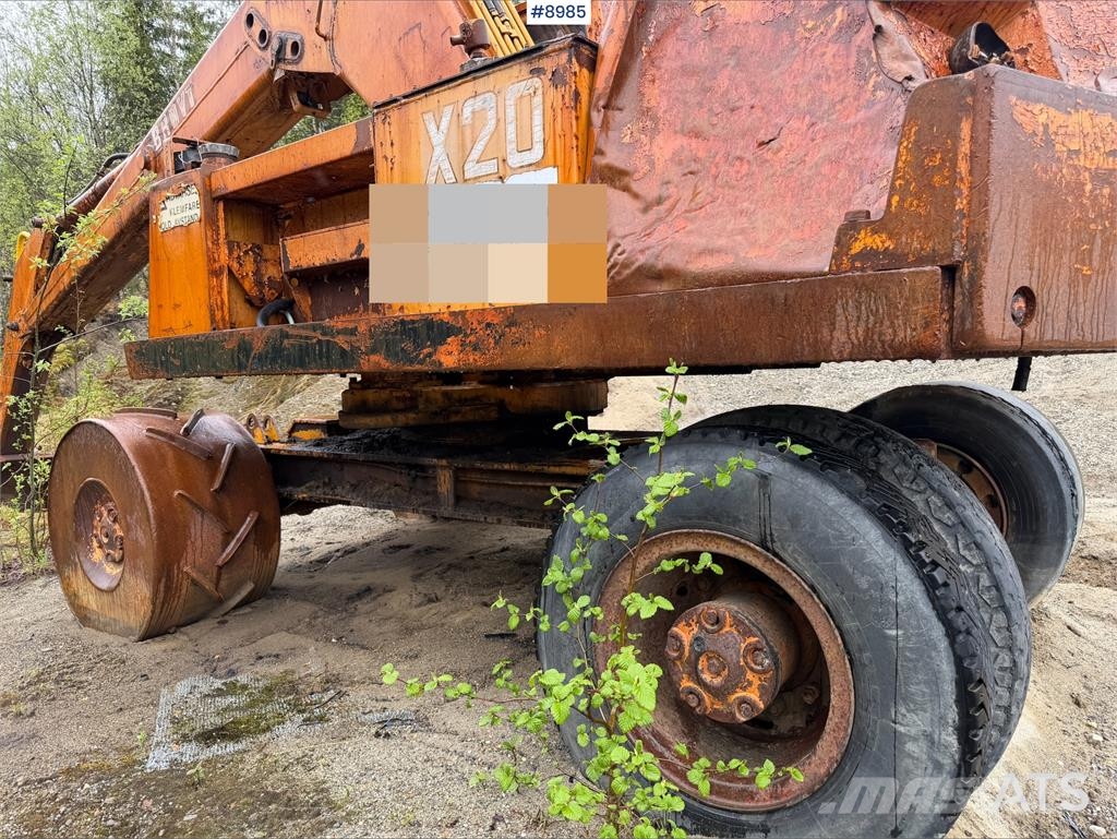 Brøyt X20 Hjulmaskin Paletli ekskavatörler