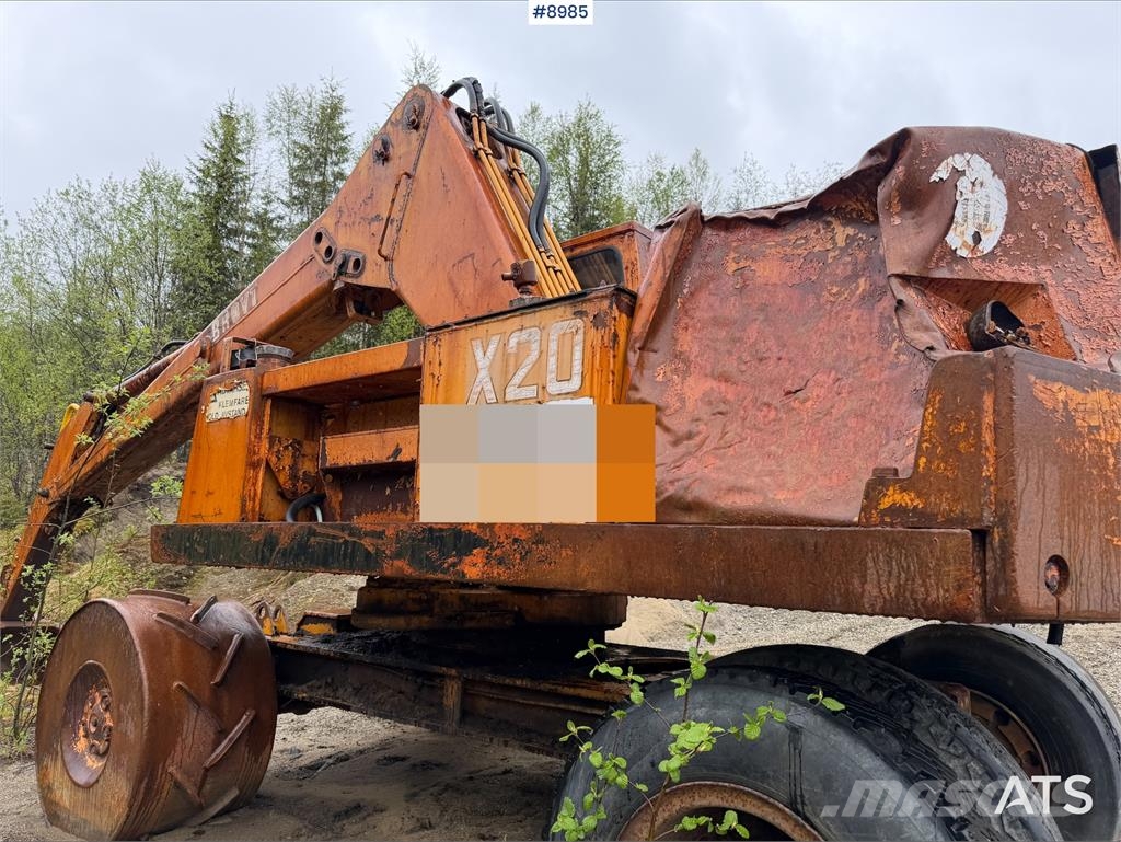 Brøyt X20 Hjulmaskin Paletli ekskavatörler