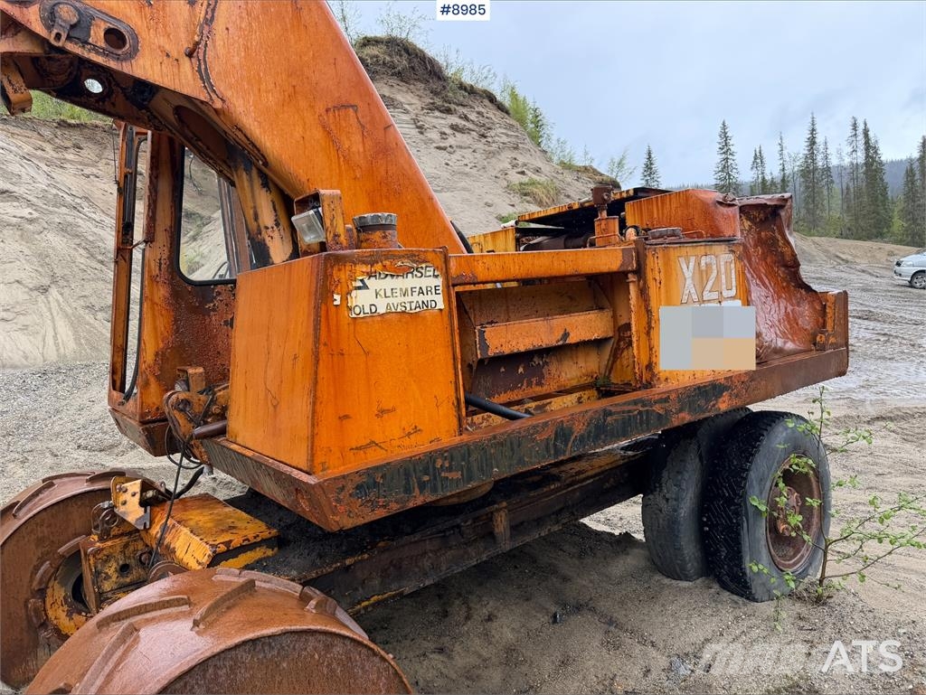 Brøyt X20 Hjulmaskin Paletli ekskavatörler