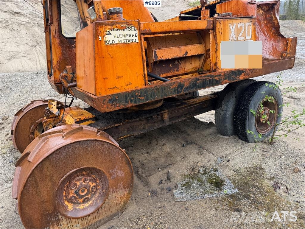 Brøyt X20 Hjulmaskin Paletli ekskavatörler