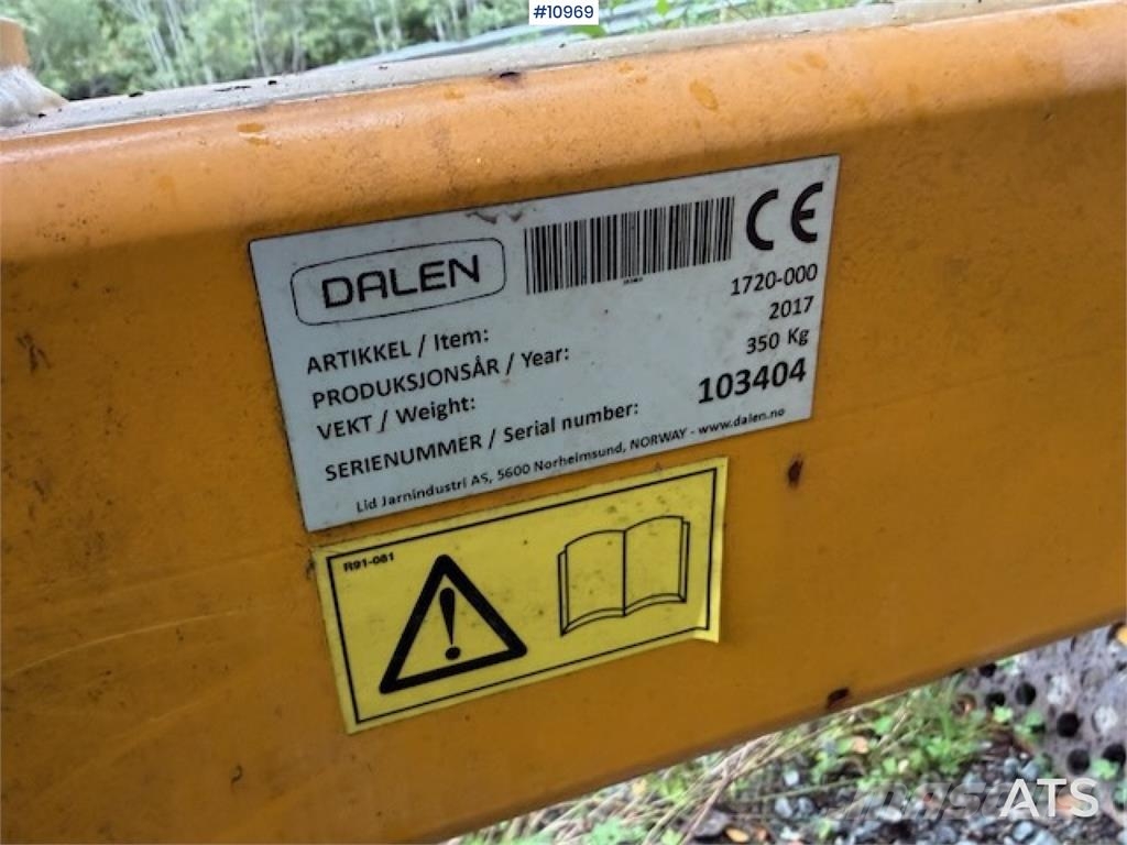 Dalen 1720 Snöblad och plogar