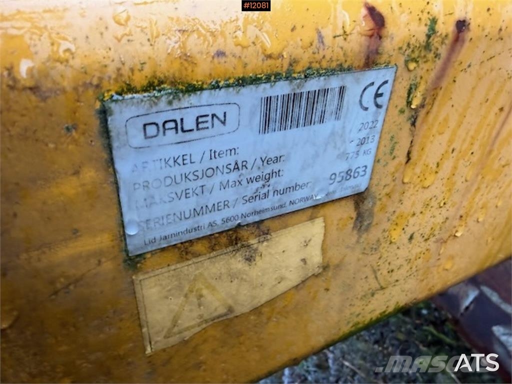 Dalen 2022 Bakskjær Снігоочищувальні ножі та плуги