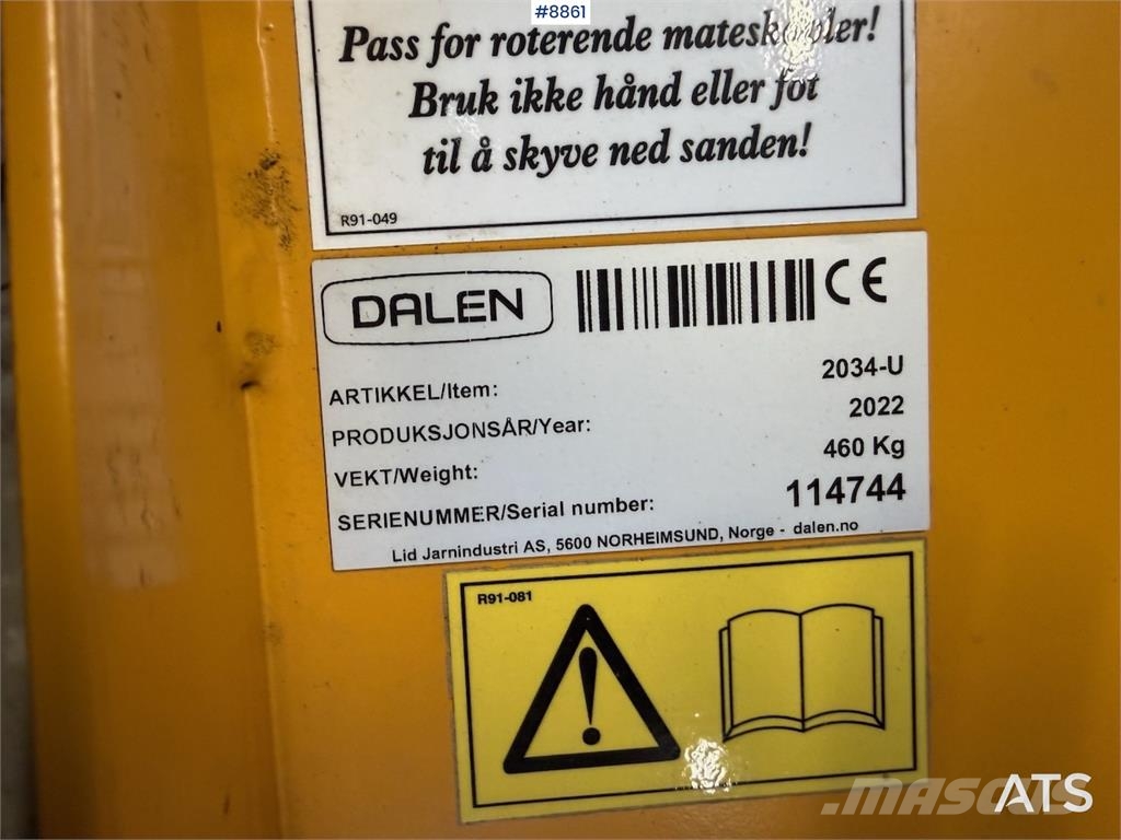 Dalen 2034-U حراثات ونصول الجليد